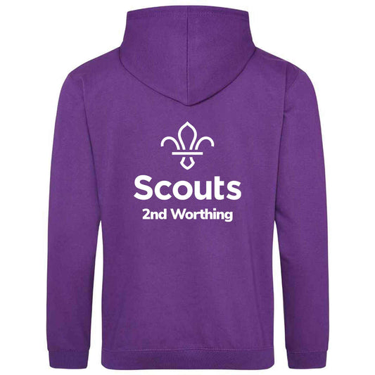 2nd Worthing Scouts Embroidered Hoodie M