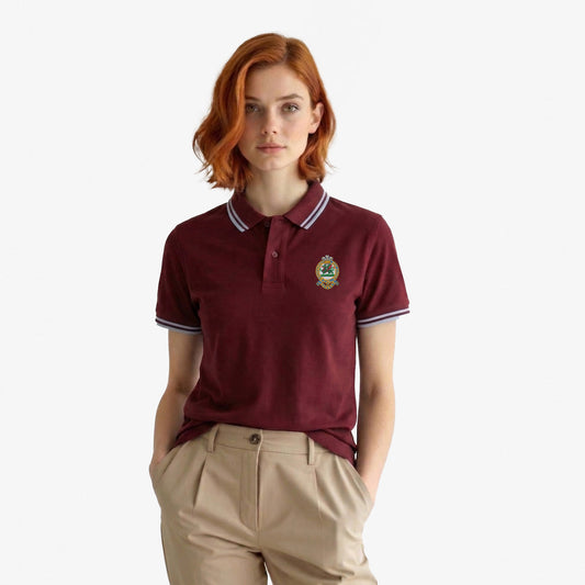 Queens Regiment Embroidered Tipped Polo Shirt