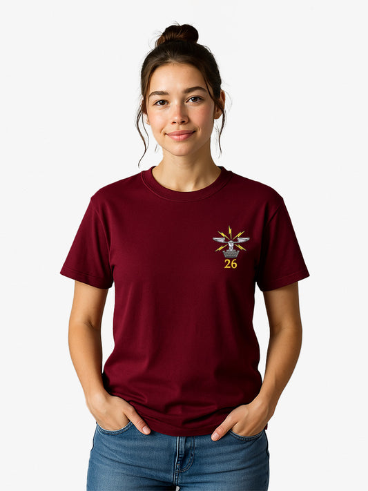 26 Armoured Engineer regiment T-Shirt-maroon