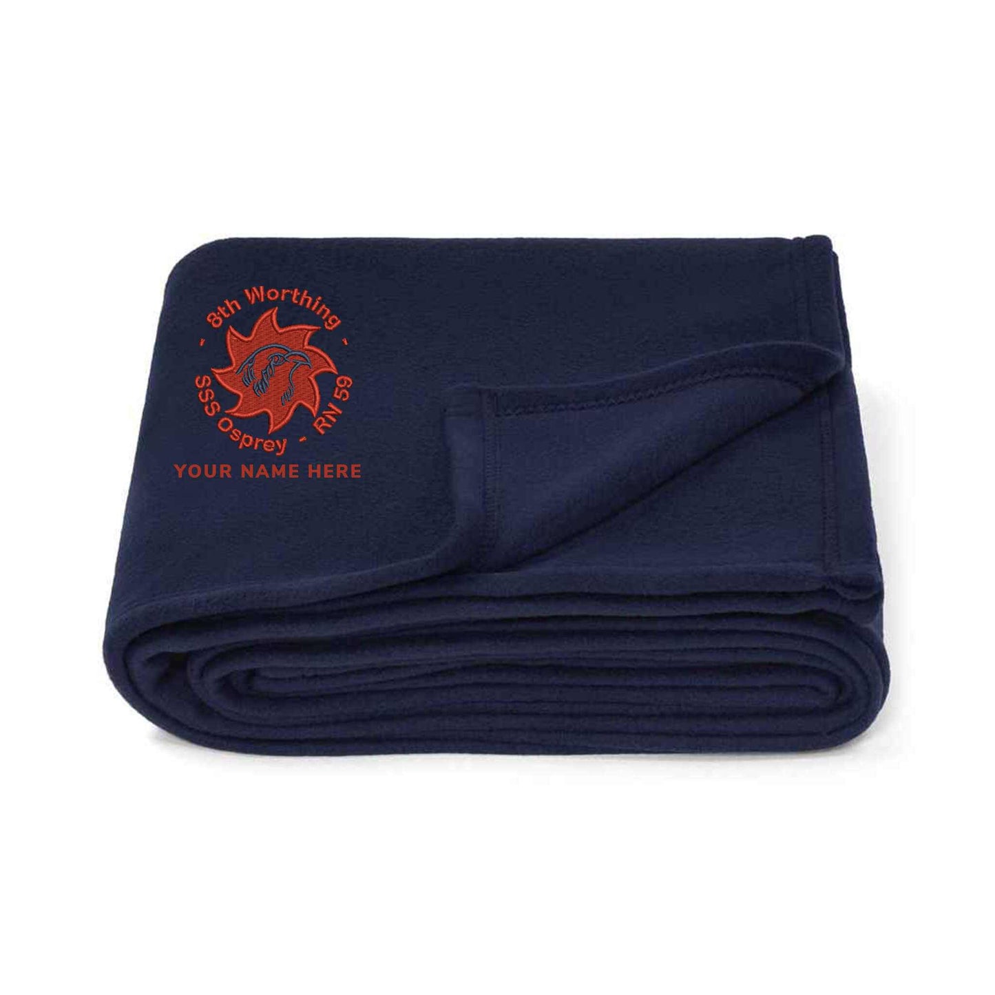 8th Worthing Sea Scouts Embroidered Camp Blanket-