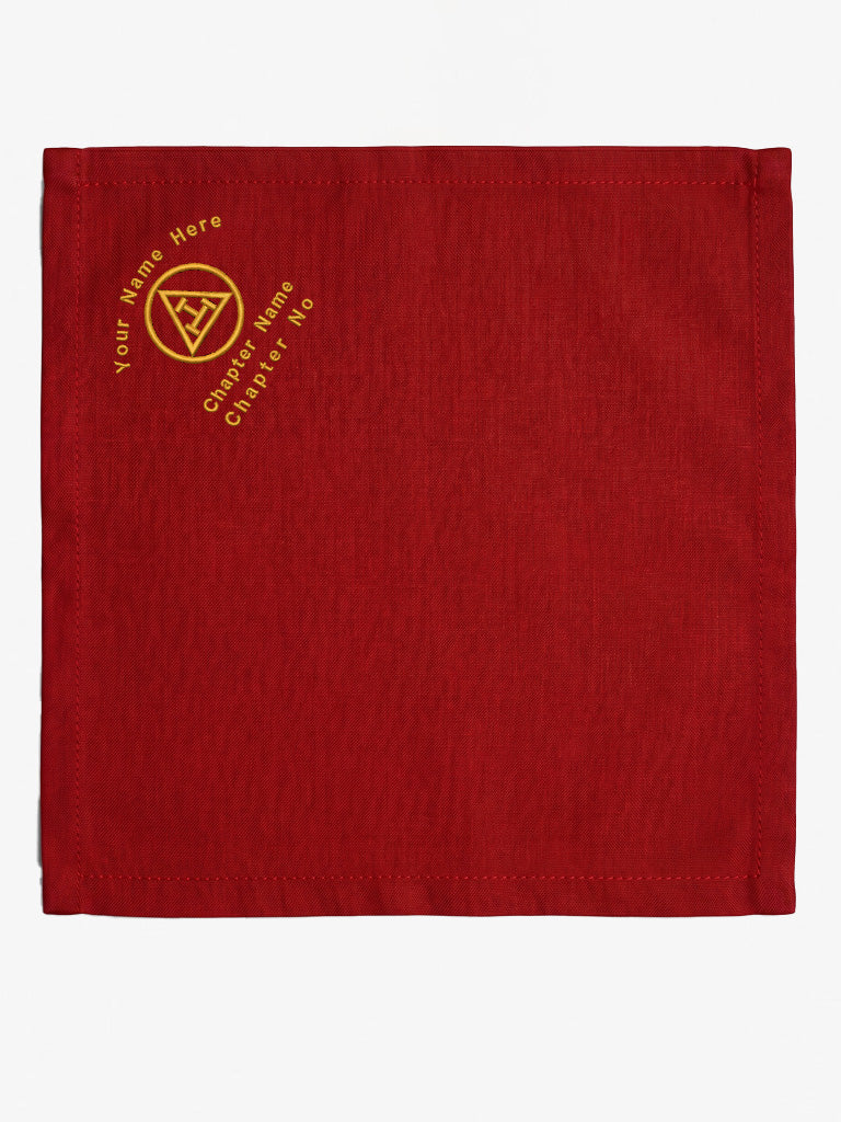 Masonic Chapter Personalised Napkin