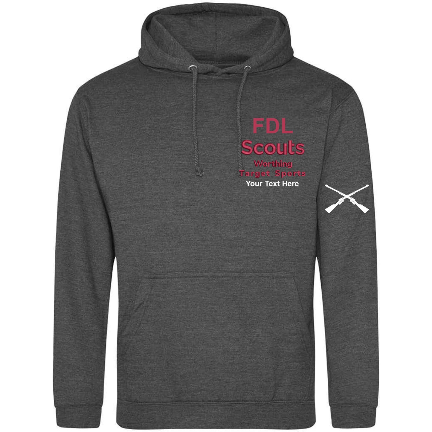 Worthing Scouts Target Sports Embroidered Hoodie S