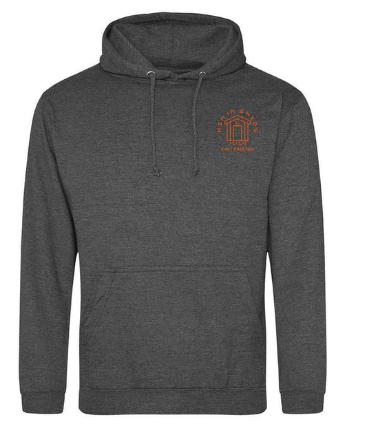 East Preston Men in Sheds Embroidered Hoodie Maroon s