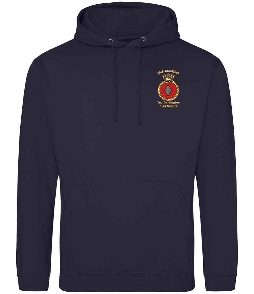 2nd Durrington Sea Scouts Section Leaders Embroidered Hoodie-