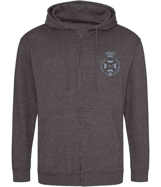 Royal Green Jackets Clothing,Royal Green Jackets Merchandise, Royal Green Jackets Veterans Clothing,Royal Green Jackets Zipped Hoodie Navy