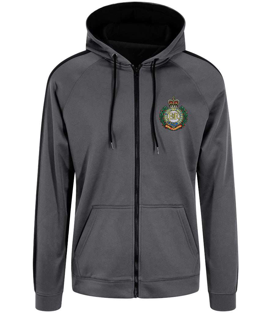 Royal Engineers Polyester Sports Zoodie Grey/Black