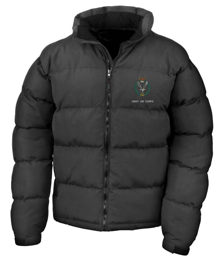 Army Air Corps Clothing,Army Air Corps Merchandise, Army Air Corps Veterans Clothing,Army Air Corps Down Feel Jacket Black