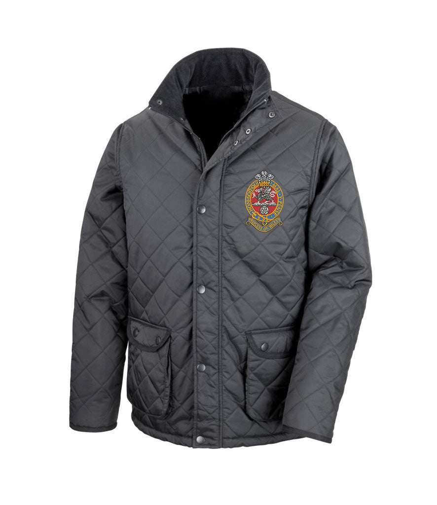 The Princess of Wales's Royal Regiment Cheltenham Jacket with badge, 210T polyester, durable and stylish.
