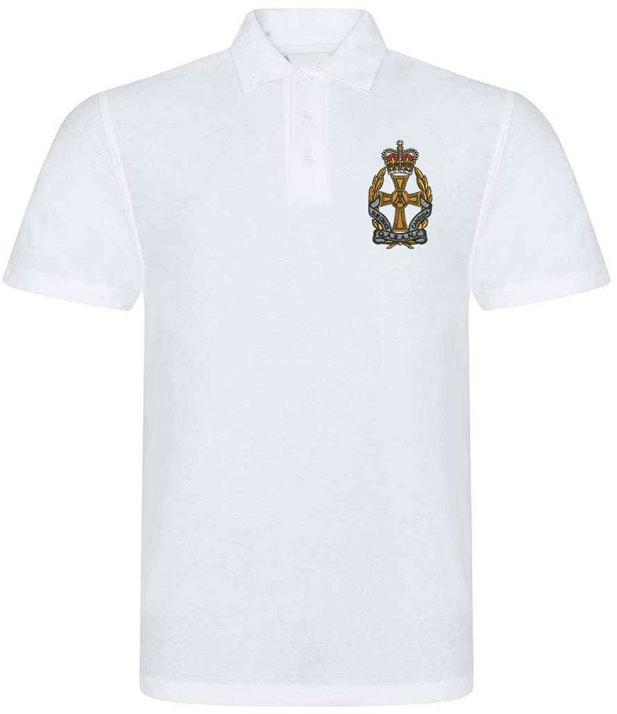 Queen Alexandra's Royal Army Nursing Corps Polo Shirt with QARANC logo embroidered on chest.
