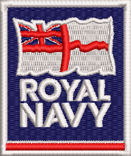 royal-navy Contrast wicking T-Shirt white-Red