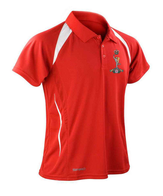 Royal Signals Clothing Royal Signals Spyro Team Spirit Polo Shirt White/Red S