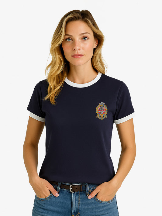 The Princess of Wales's Royal Regiment Contrast Ringer T-Shirt
