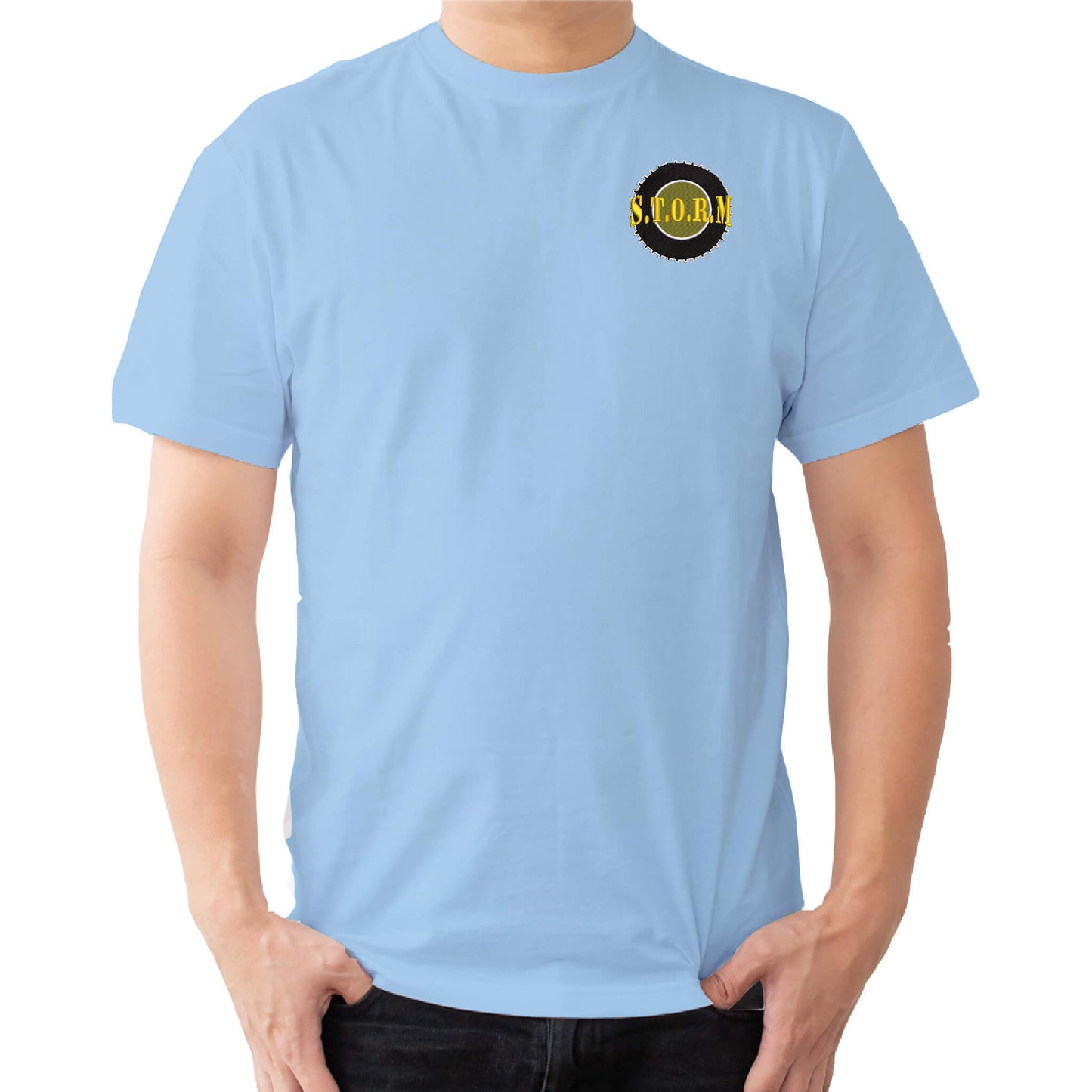 STORM EMBROIDERED T-SHIRT Maroon S