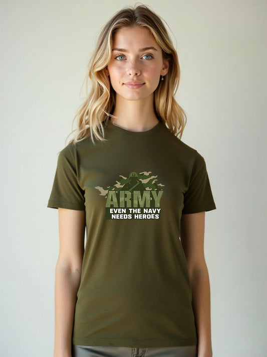 Army Even The Navy Need Heroes T Shirt