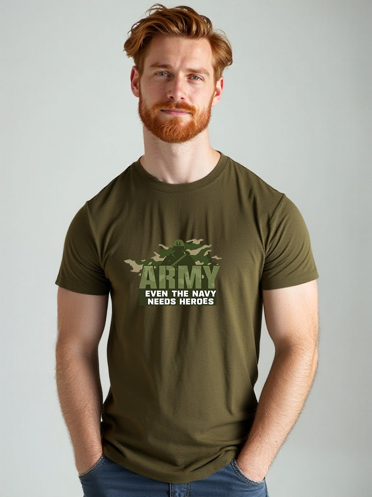 Army Even The Navy Need Heroes T Shirt
