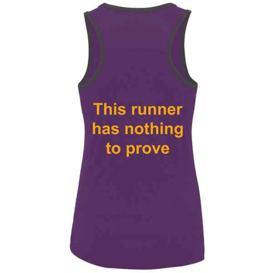 This runner has nothing to prove Ladies Running Vest S(10)