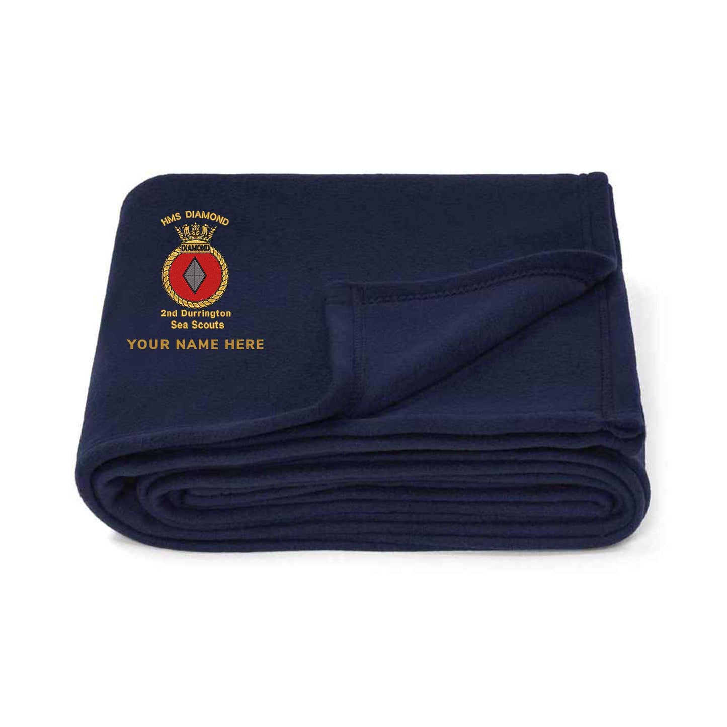 2nd Durrington Sea Scouts Embroidered Camp Blanket-