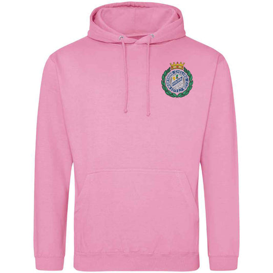 Worthing Excelsior Cycling Club Embroidered Hoodie Pink S