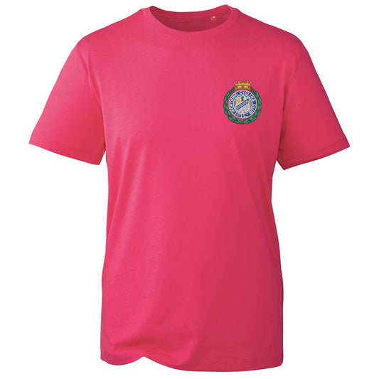 Worthing Excelsior Cycling Club Embroidered T-Shirt Pink S