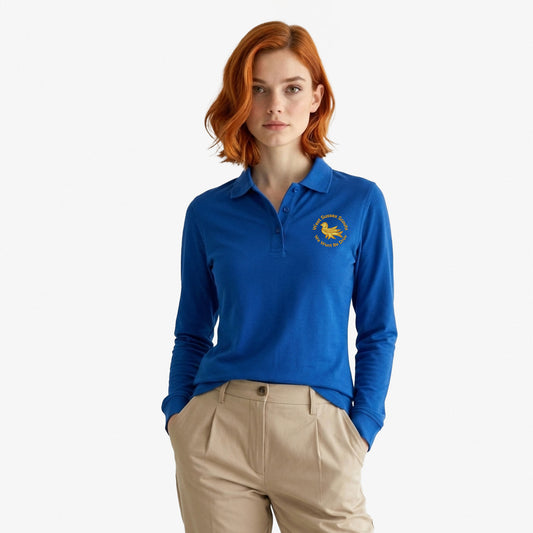 West Sussex Scouts Embroidered Long Sleeve Polo Shirt