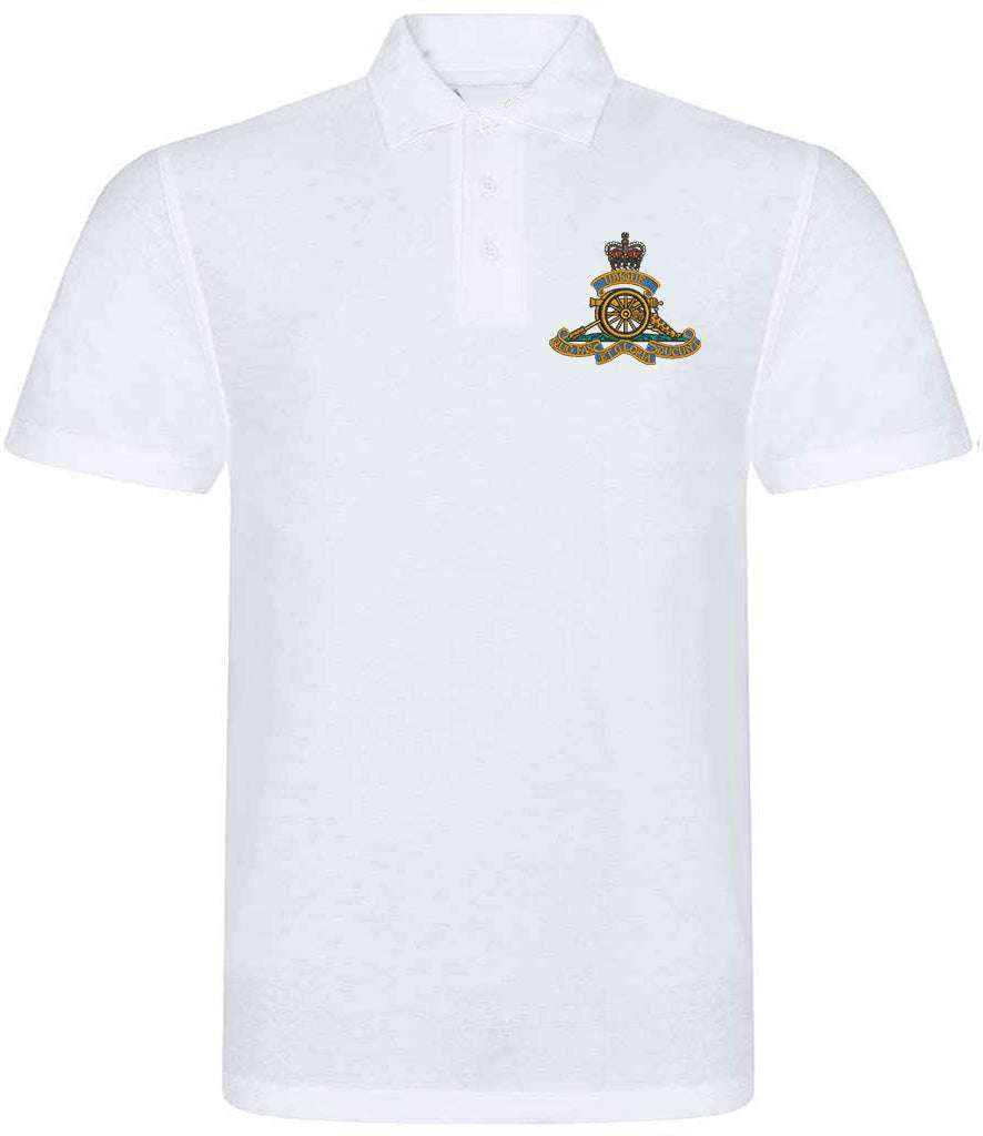 Royal Artillery Clothing,Royal Artillery Merchandise, Royal Artillery Veterans Clothing,Royal Artillery Polo Shirt Maroon