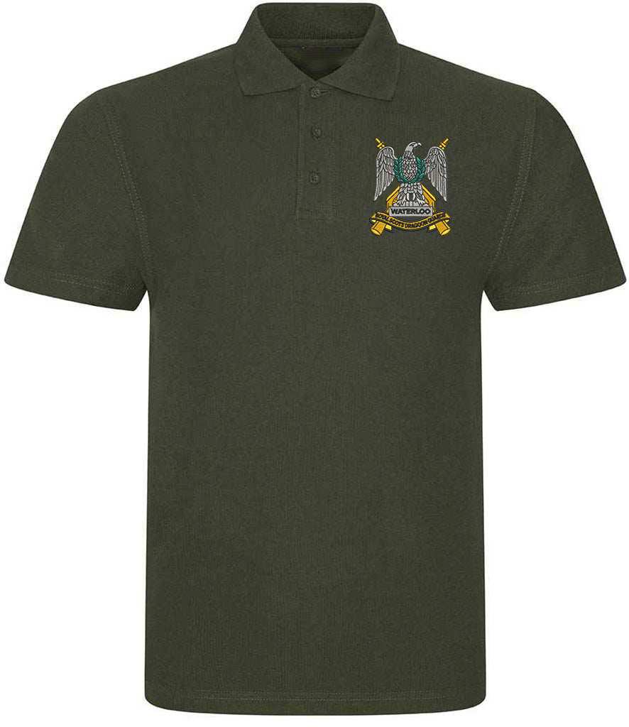 Royal Scots Dragoon Guards Clothing,Royal Scots Dragoon Guards Merchandise, Royal Scots Dragoon Guards Veterans Clothing,Royal Scots Dragoon Guards Veterans Polo Shirt Black