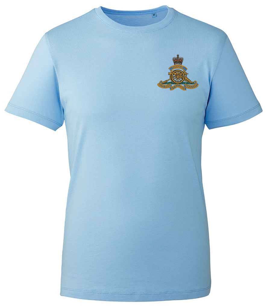Royal Artillery Clothing,Royal Artillery Merchandise, Royal Artillery Veterans Clothing,Royal Artillery T-Shirt Sky