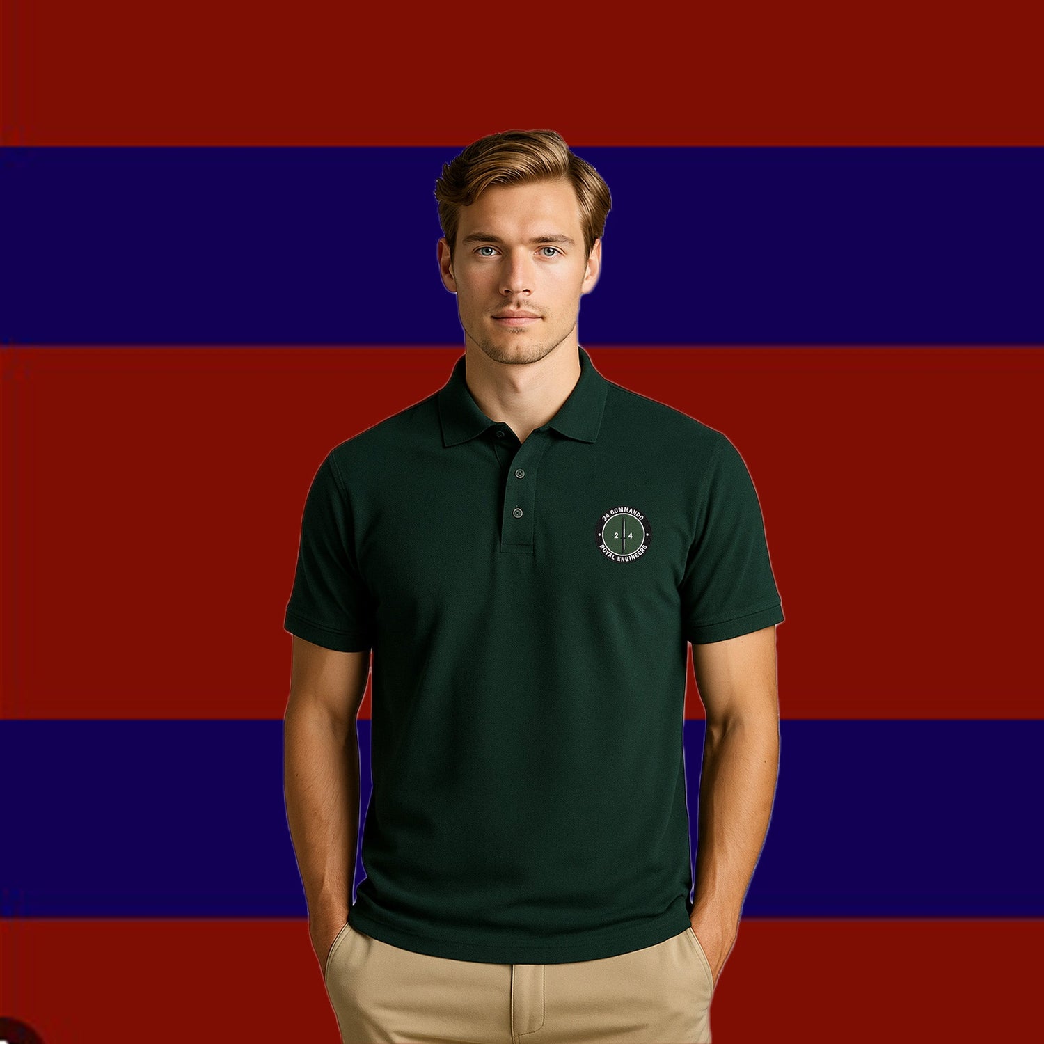 SHOP 24 COMMANDO ENGINEER REGIMENT POLO SHIRTS