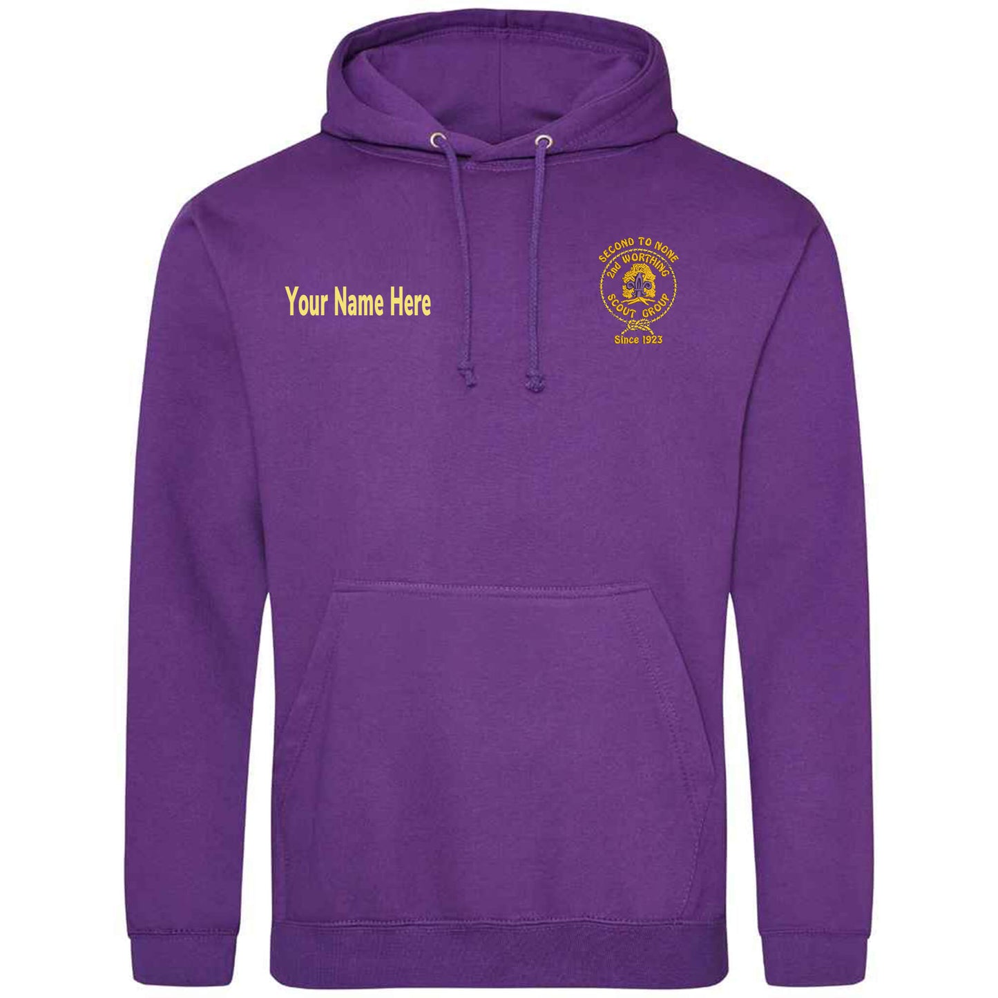 2nd Worthing Scouts Embroidered Hoodie Youth Size