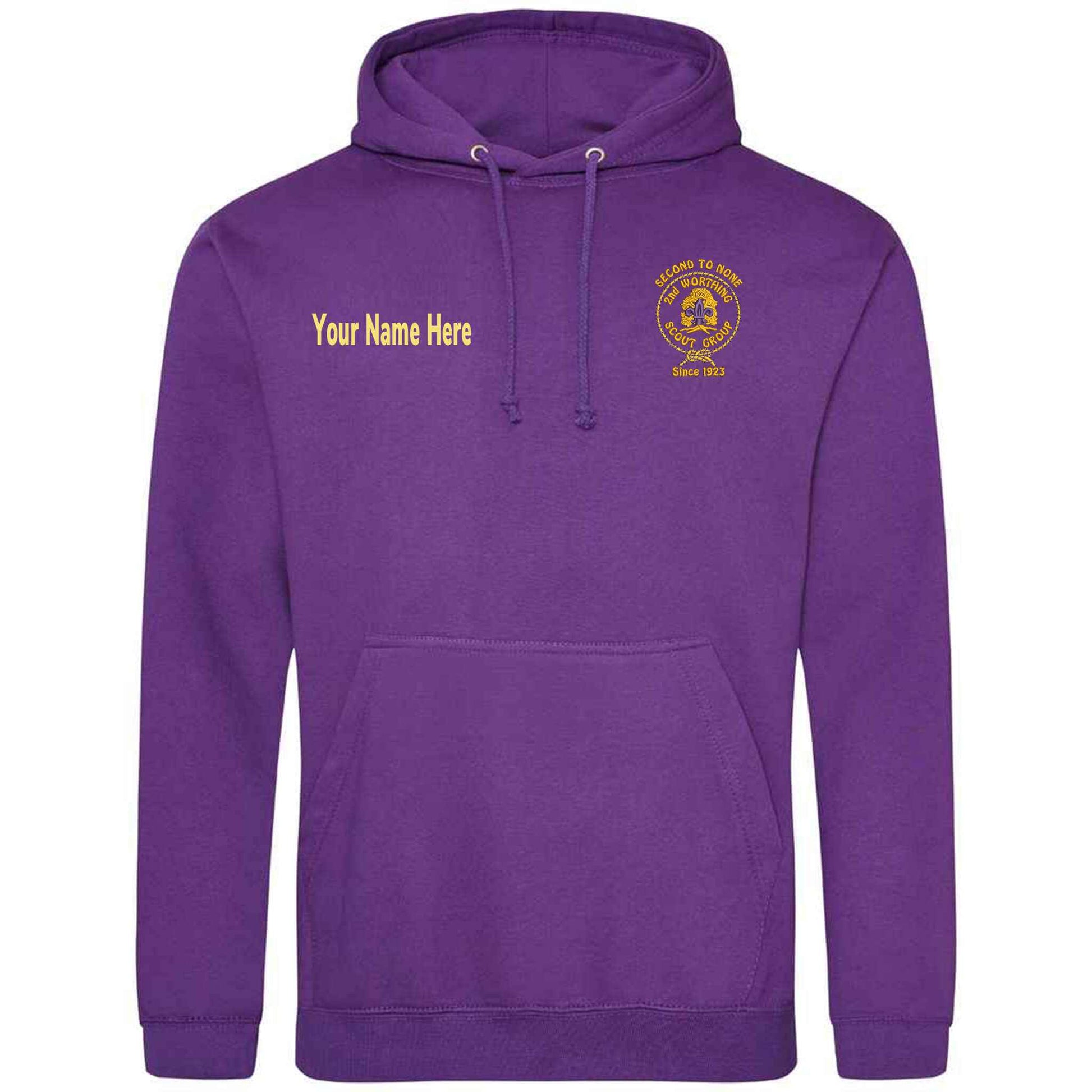 2nd Worthing Scouts Embroidered Hoodie  S