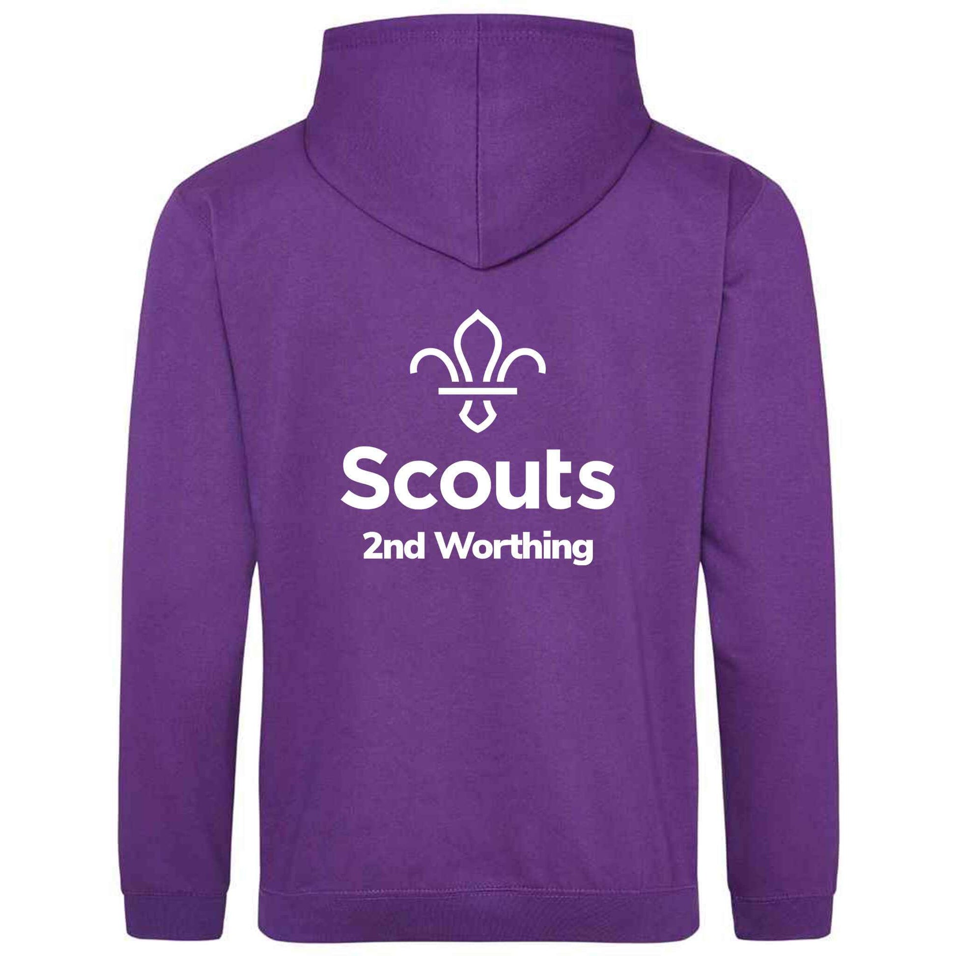 2nd Worthing Scouts Embroidered Hoodie  M