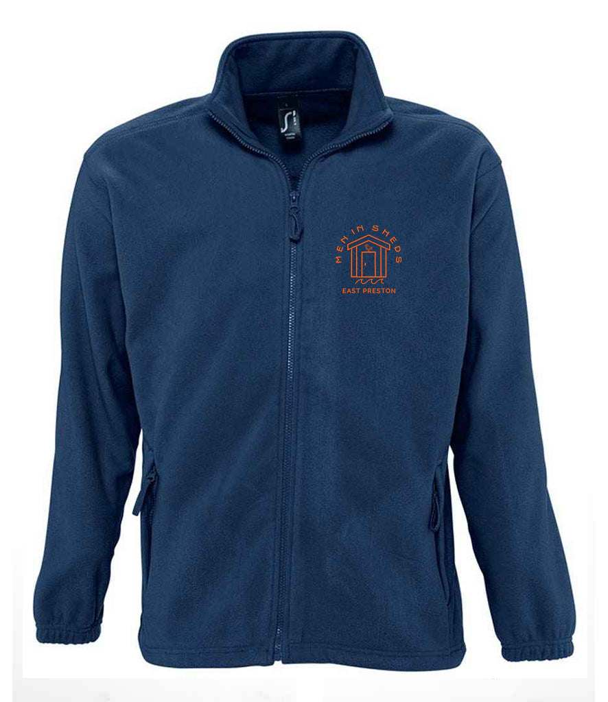 East Preston Men in Sheds Emroidered Fleece Navy s