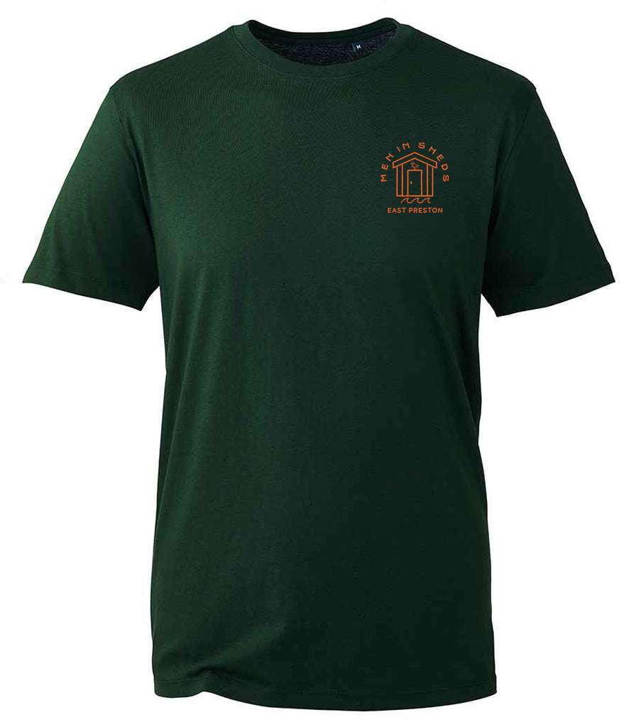 East Preston Men in Sheds Emroidered T Shirt Navy s