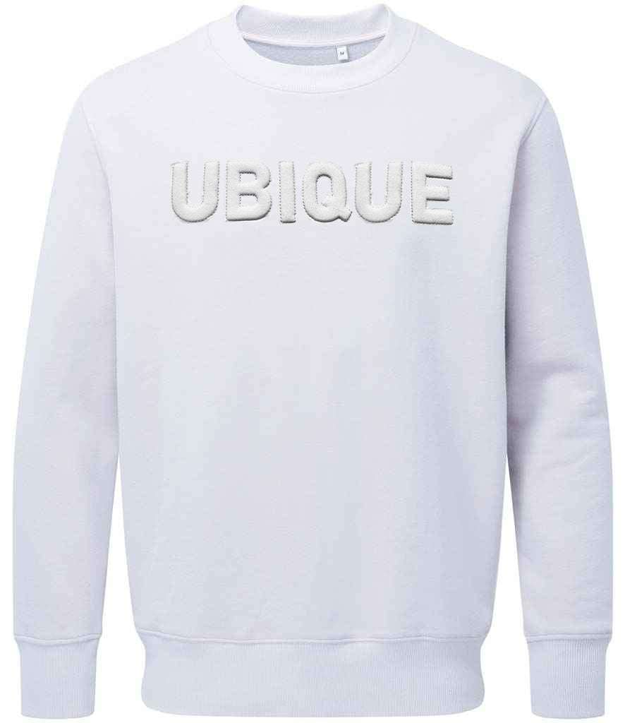 Royal Engineers sweatshirt with Ubique 3D puff embroidery on chest, made from organic cotton and recycled polyester.
