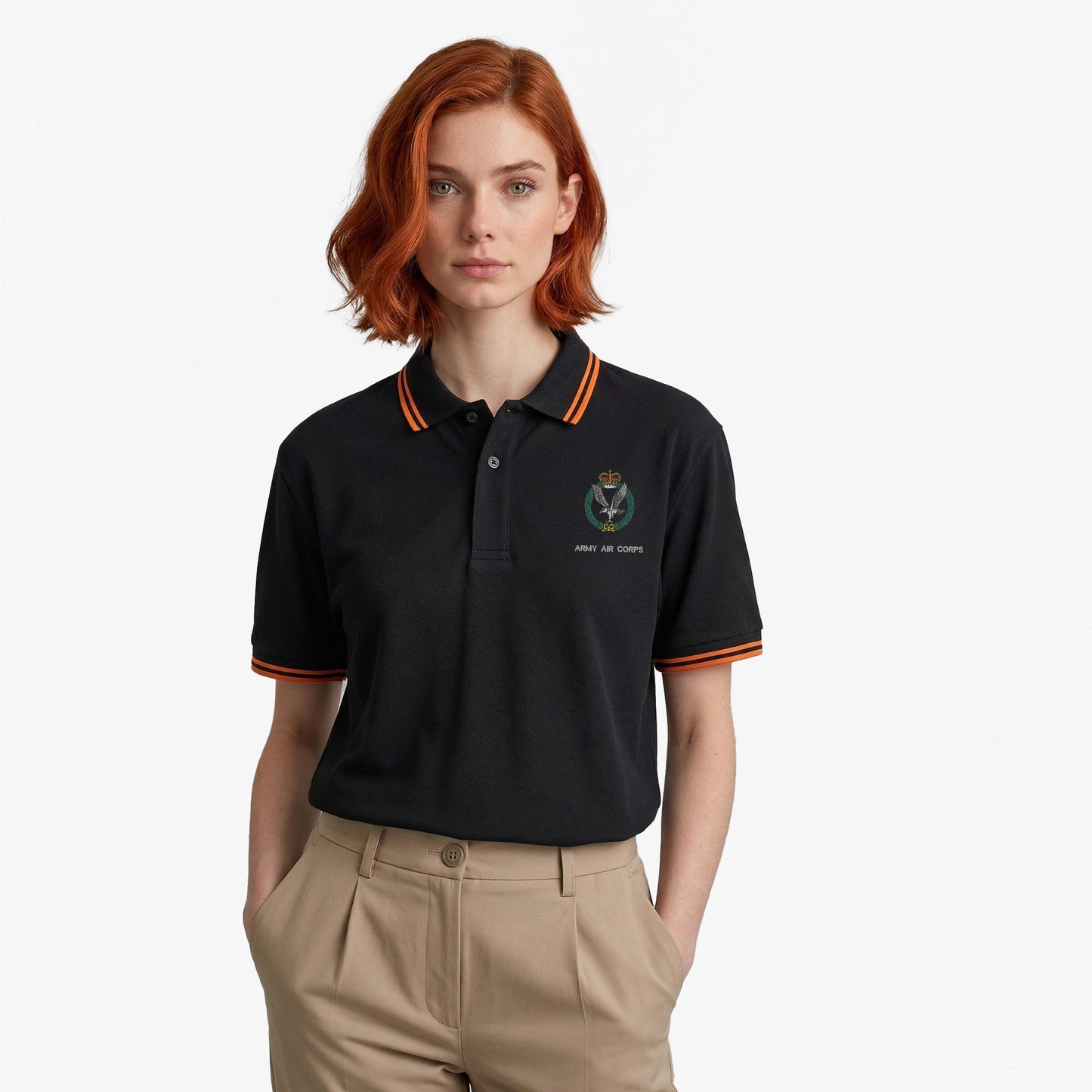 Army Air Corps Classic Tipped Polo Shirt
