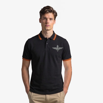 Parachute Regiment Embroidered Tipped Polo Shirt
