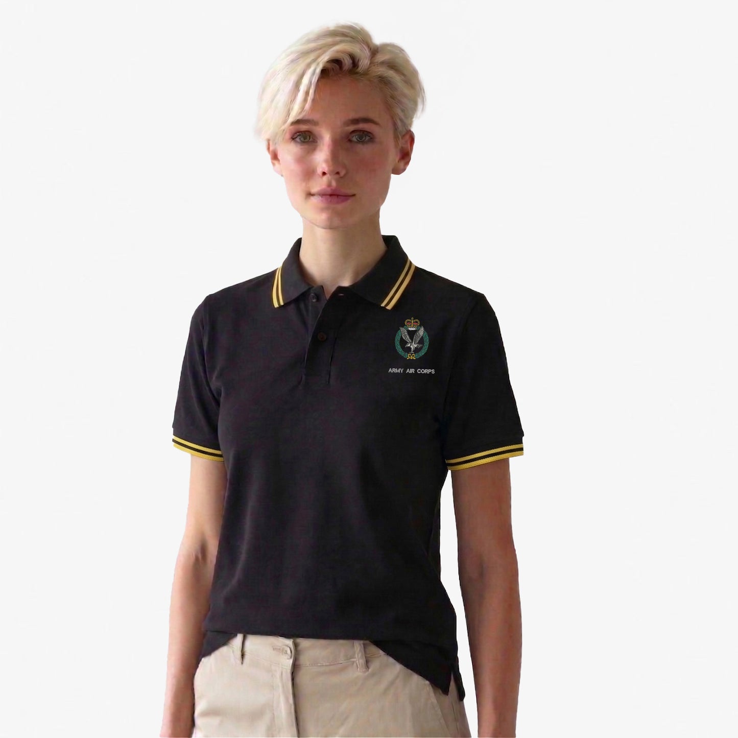 Army Air Corps Classic Tipped Polo Shirt