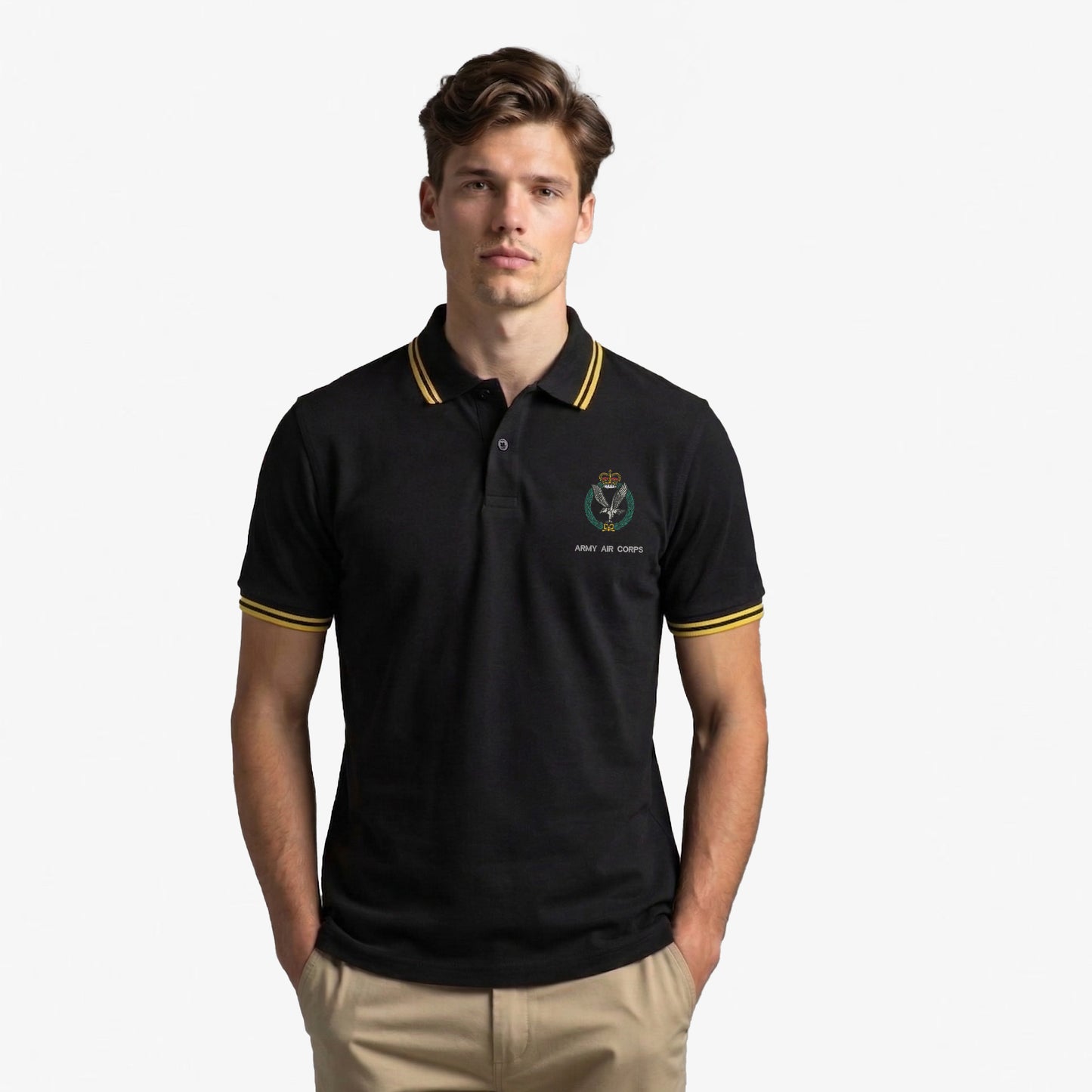 Army Air Corps Classic Tipped Polo Shirt