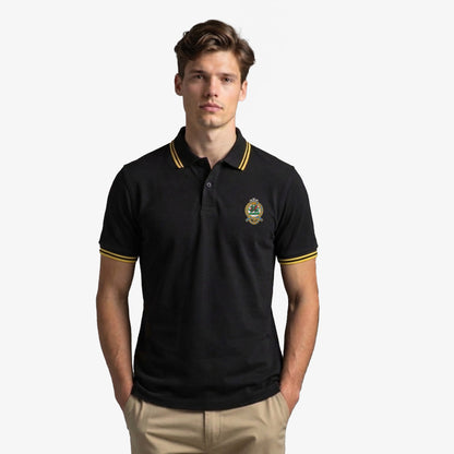 Queens Regiment Embroidered Tipped Polo Shirt