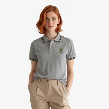 Queens Regiment Embroidered Tipped Polo Shirt