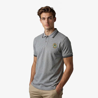 Queens Regiment Embroidered Tipped Polo Shirt