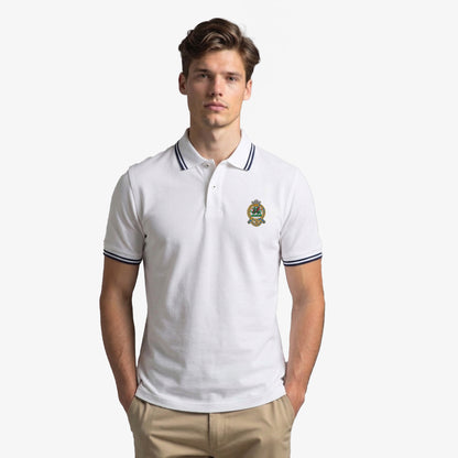 Queens Regiment Embroidered Tipped Polo Shirt