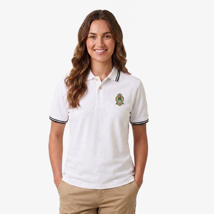 Queens Regiment Embroidered Tipped Polo Shirt