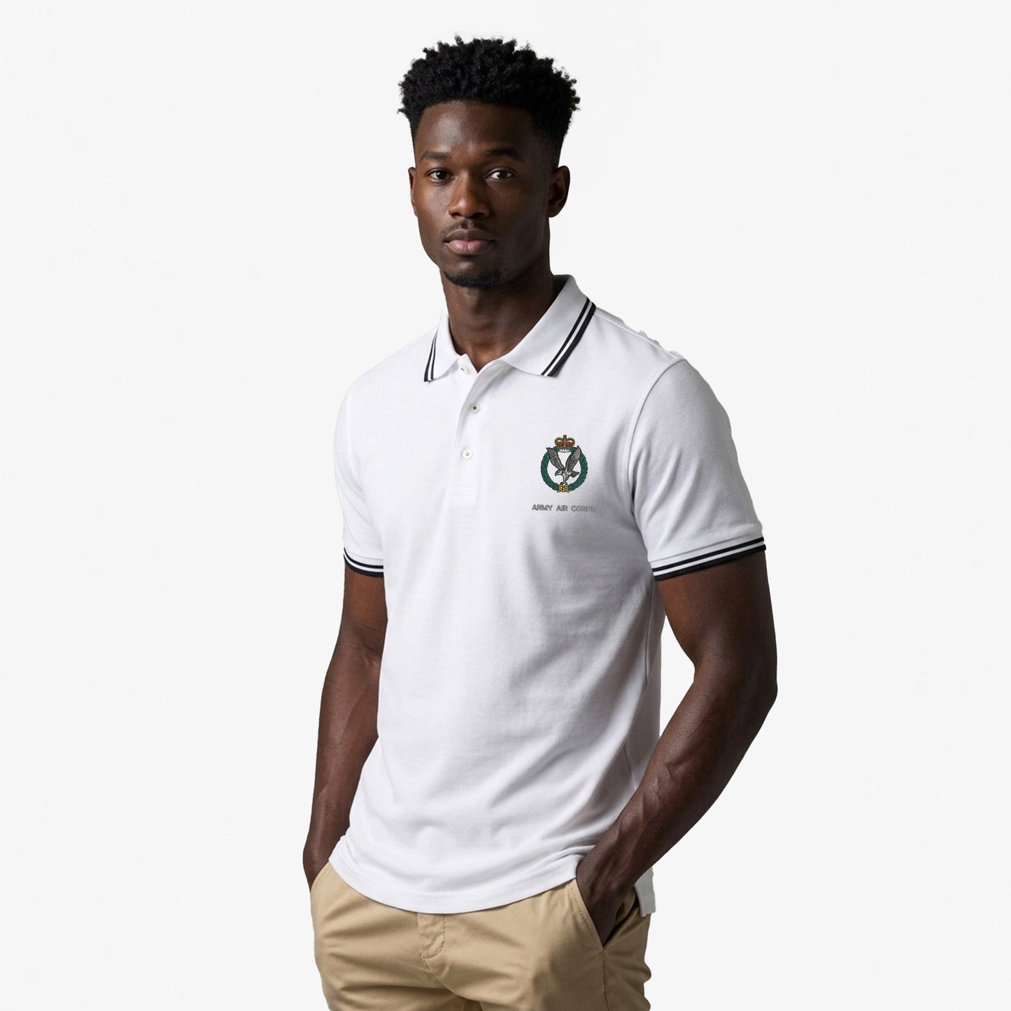 Army Air Corps Classic Tipped Polo Shirt