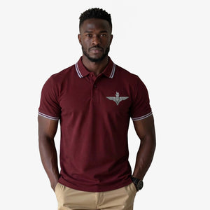 Maroon/Sky