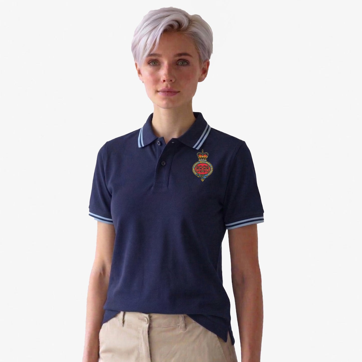 Grenadier Guards Embroidered Tipped Polo Shirt