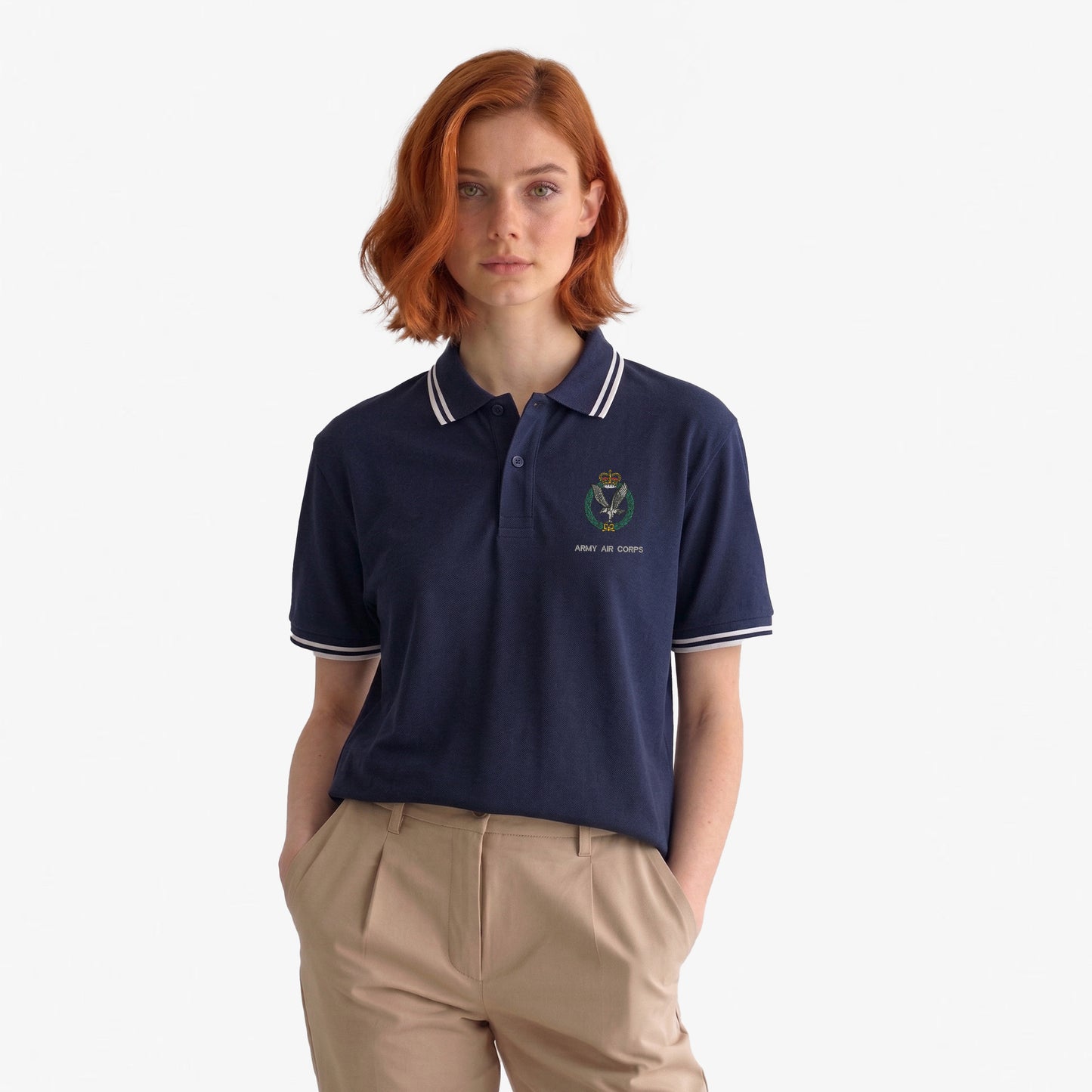 Army Air Corps Classic Tipped Polo Shirt