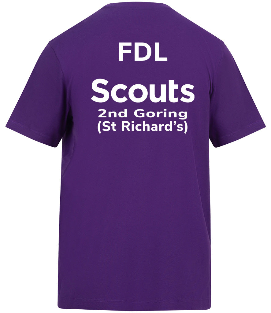 2nd Goring Scouts Printed T-Shirt Youth Size