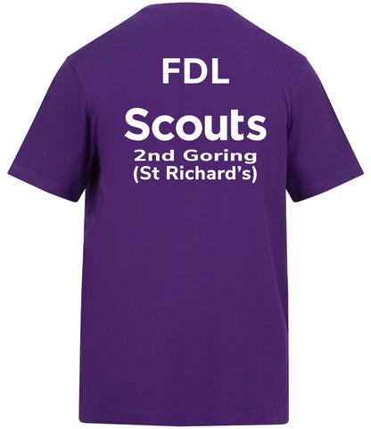 2nd Goring Scouts Printed T-Shirt Youth Size