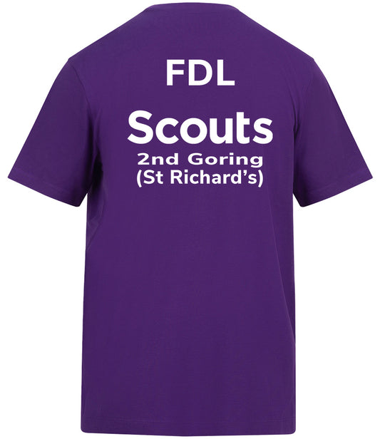 2nd Goring Scouts Printed T-Shirt Youth Size